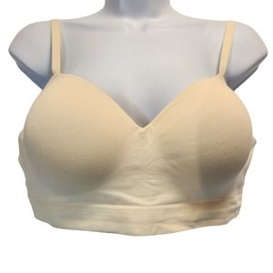 Truekind Womans Daily Comfort Wireless Shaper Bra Size L Adjustable Strap